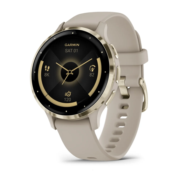 dong-ho-venu-3s--soft-gold-stainless-steel-bezel-with-french-gray-case-and-silicone-band